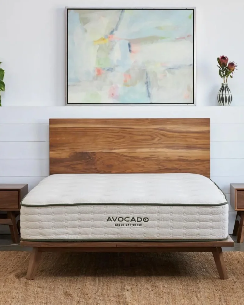 wooden bed frame