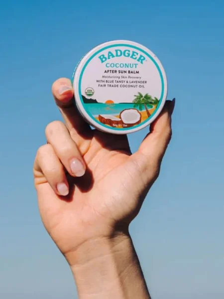organic after sun lotion