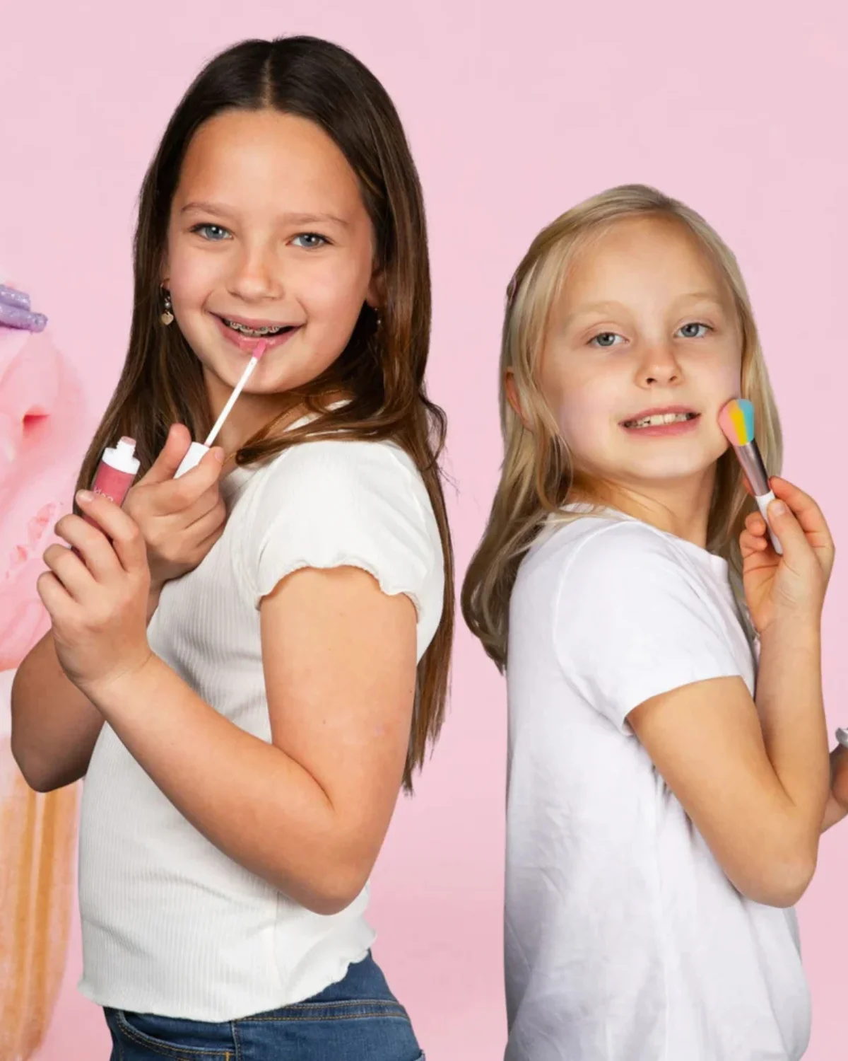 Klee Naturals Woodland Fairy natural mineral play makeup set for kids made with mica, clay, and plant oils.