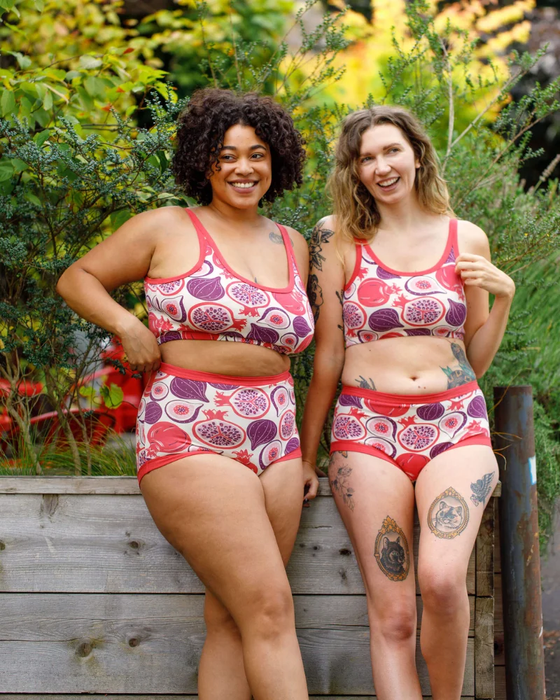 breathable organic bralette