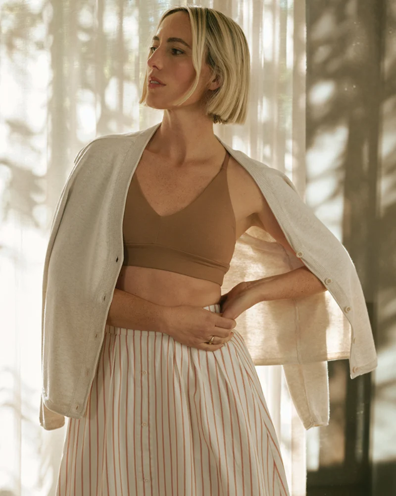 organic cotton bralette