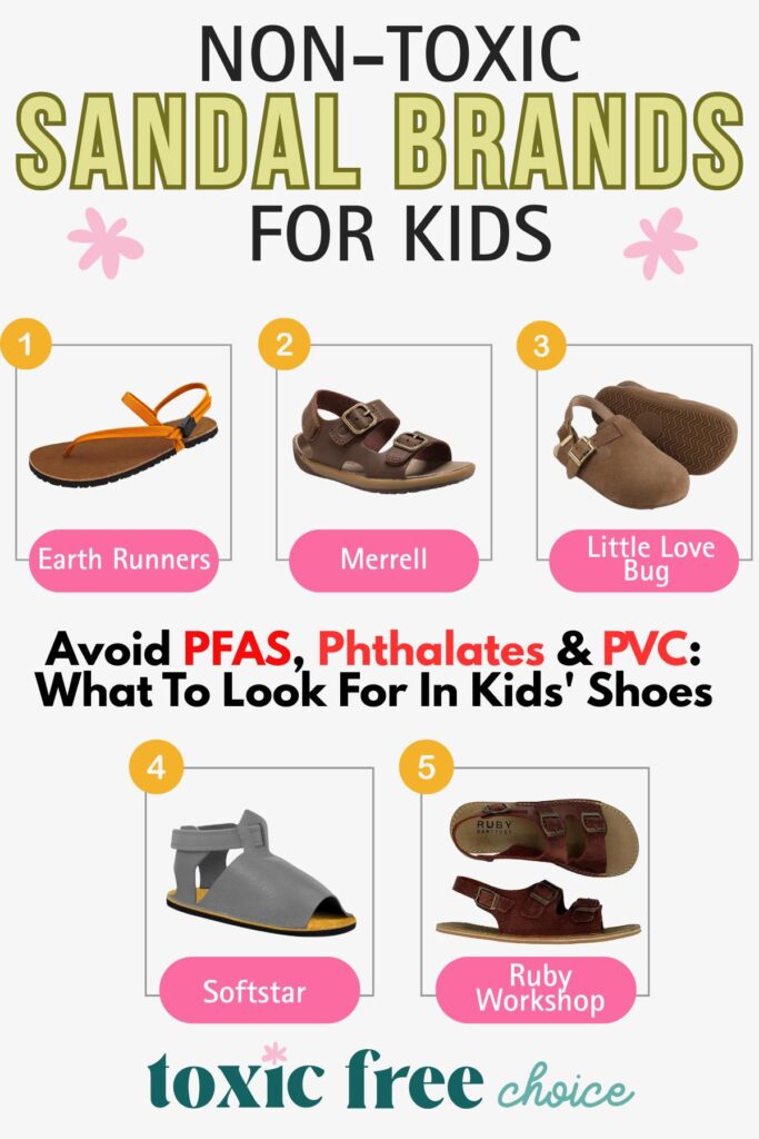 PFAS-Free Kids Sandals