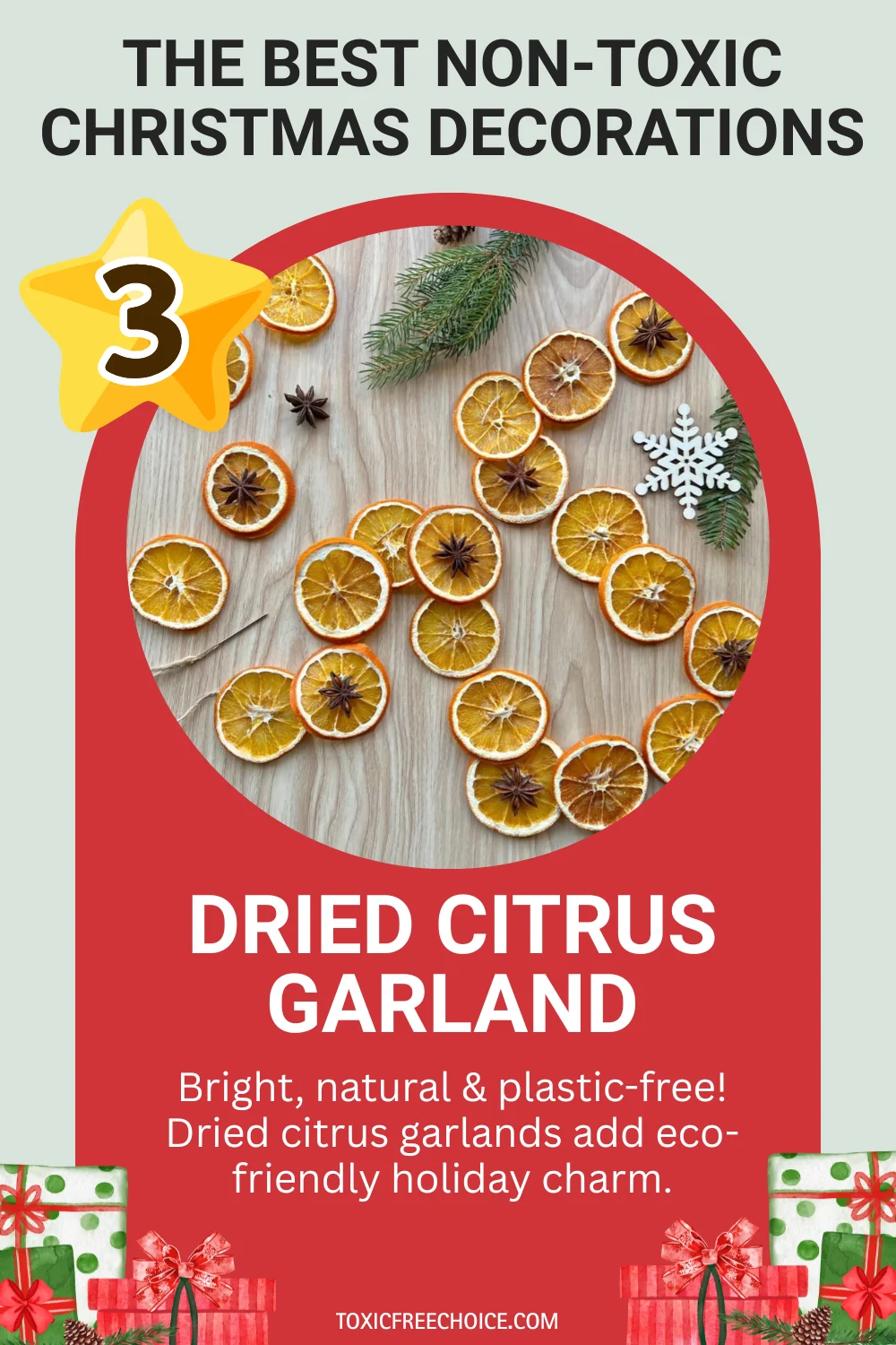 Dried Citrus Christmas Garland