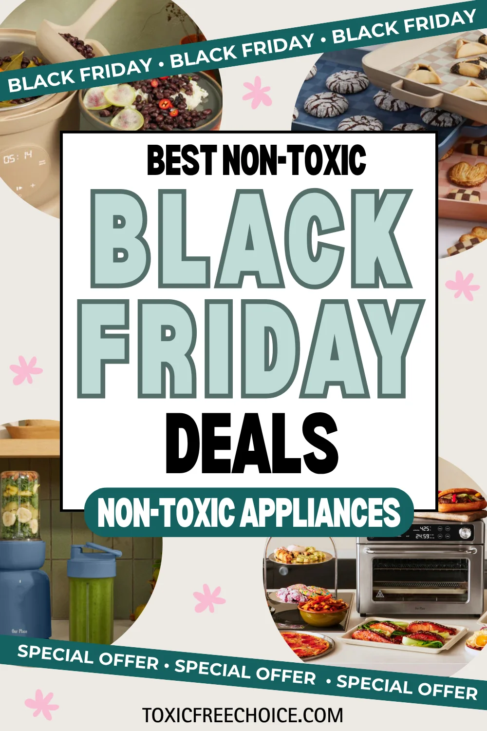 Our Place PFAS-free non-toxic kitchen appliances with modern design and safer materials, ideal for healthier Black Friday kitchen upgrades.
