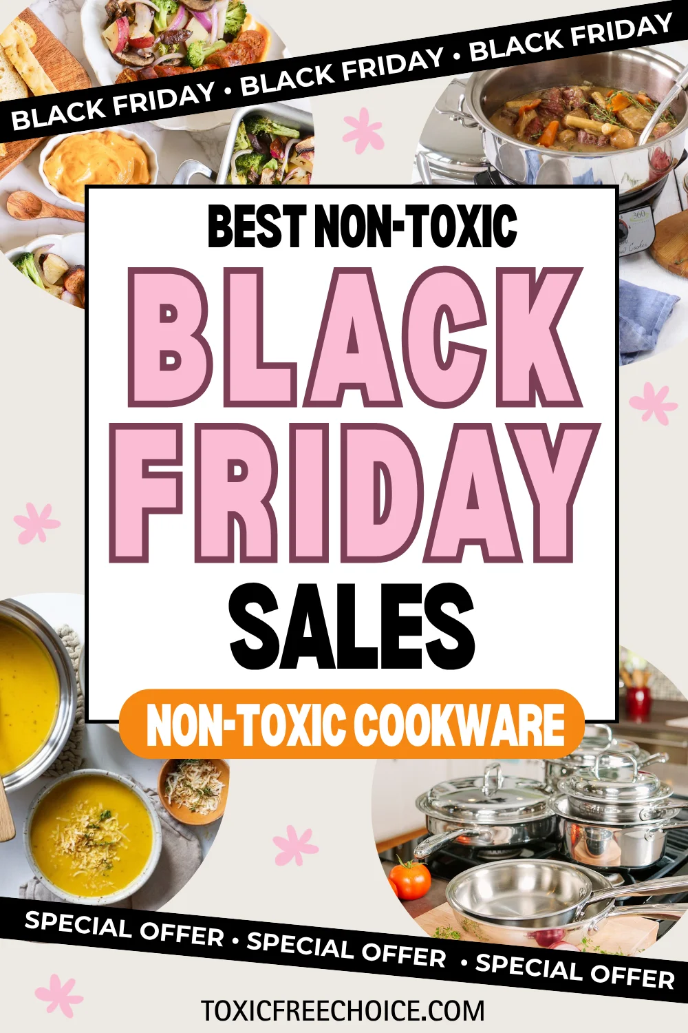 360 Cookware stainless steel non-toxic cookware made in the USA, perfect for upgrading your kitchen during Black Friday sales.