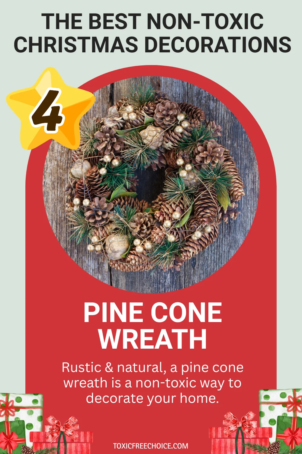 Pine Cone Christmas Wreath