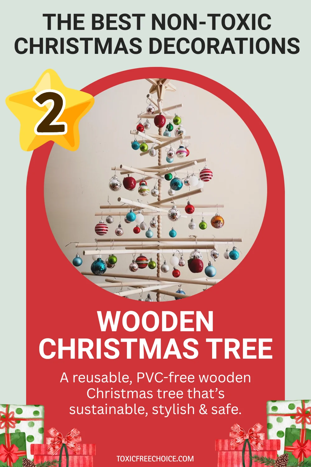 Wooden Christmas Tree Alternative