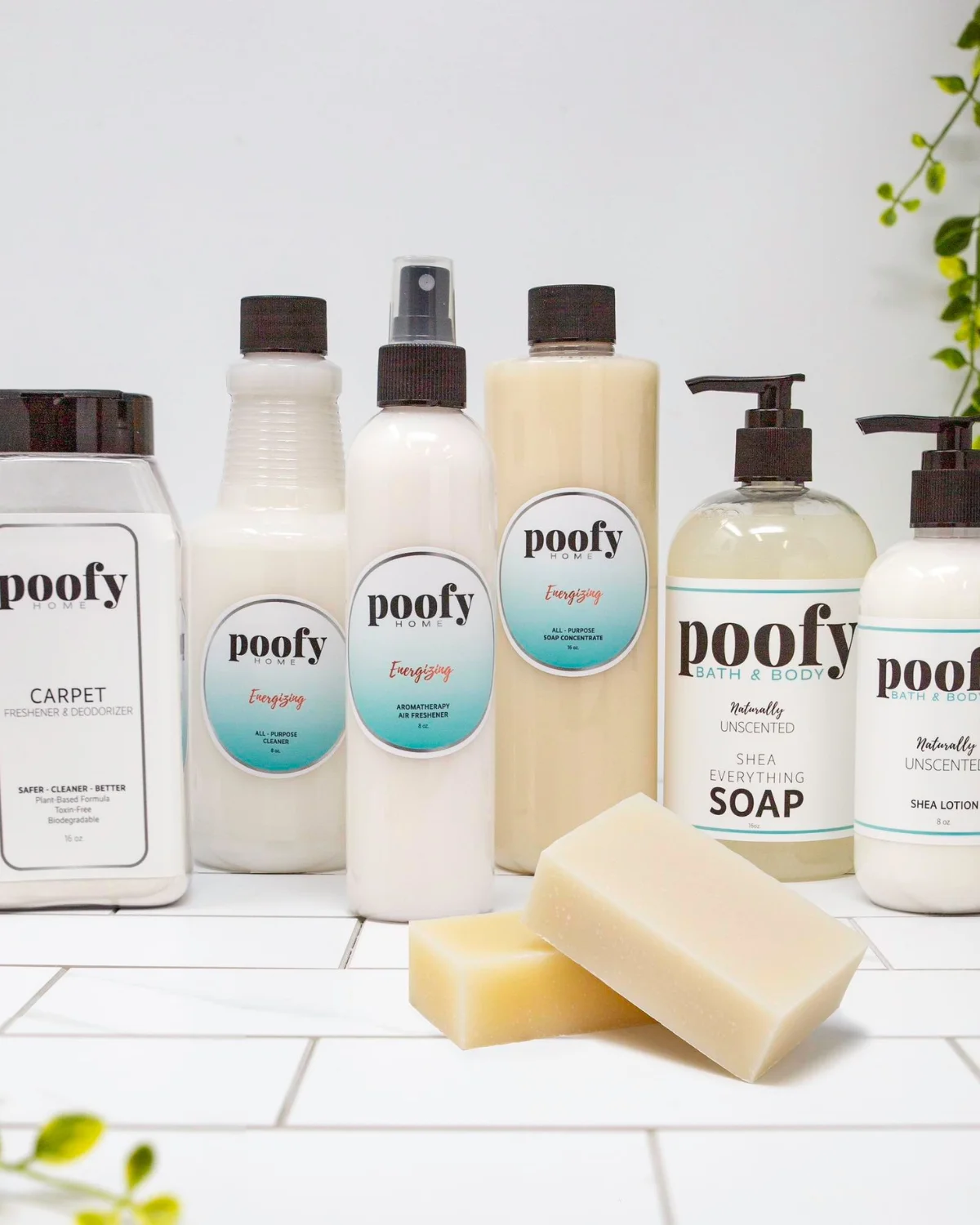 Poofy Organics household cleaning products are made with certified organic ingredients.
